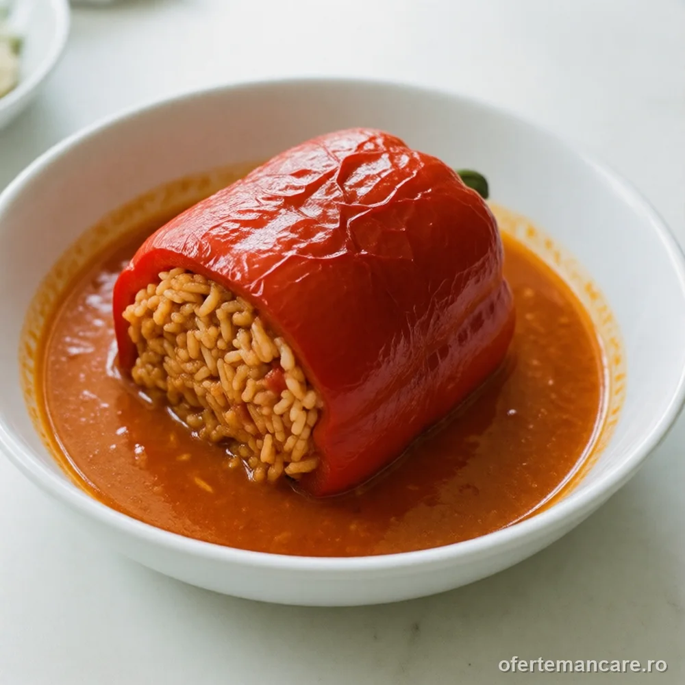 Ardei umpluți cu orez, 2 kg — mâncare gătită, livrare în București