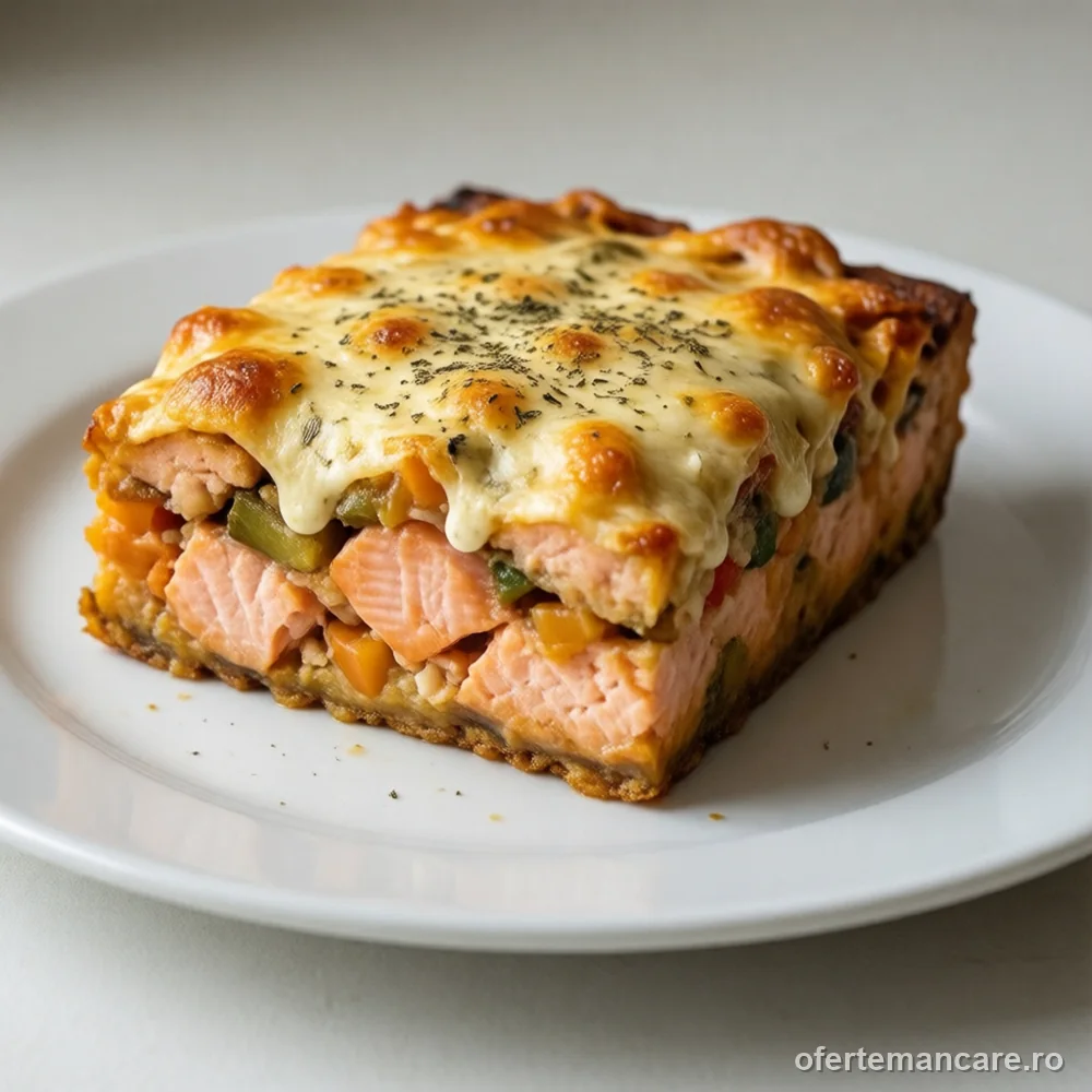 Budincă de somon, 1,5 kg — imagine de prezentare, mâncare gătită livrată în București