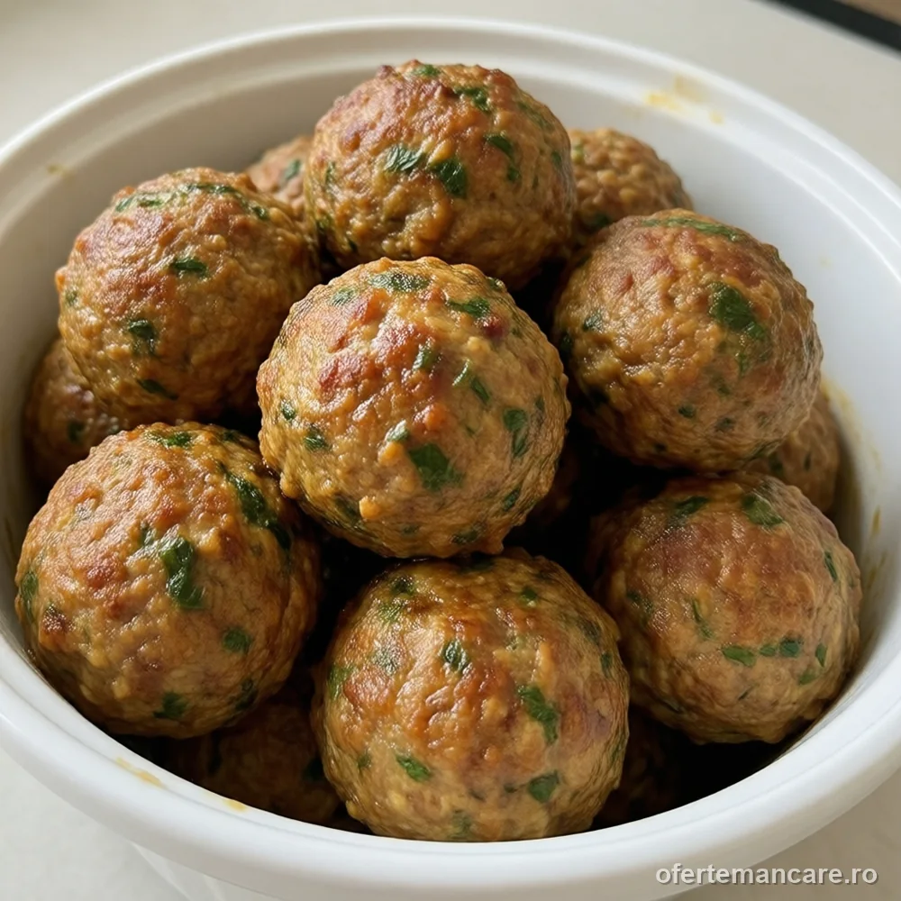 Chiftele de curcan, 1,2 kg — imagine de prezentare, mâncare gătită livrată în București