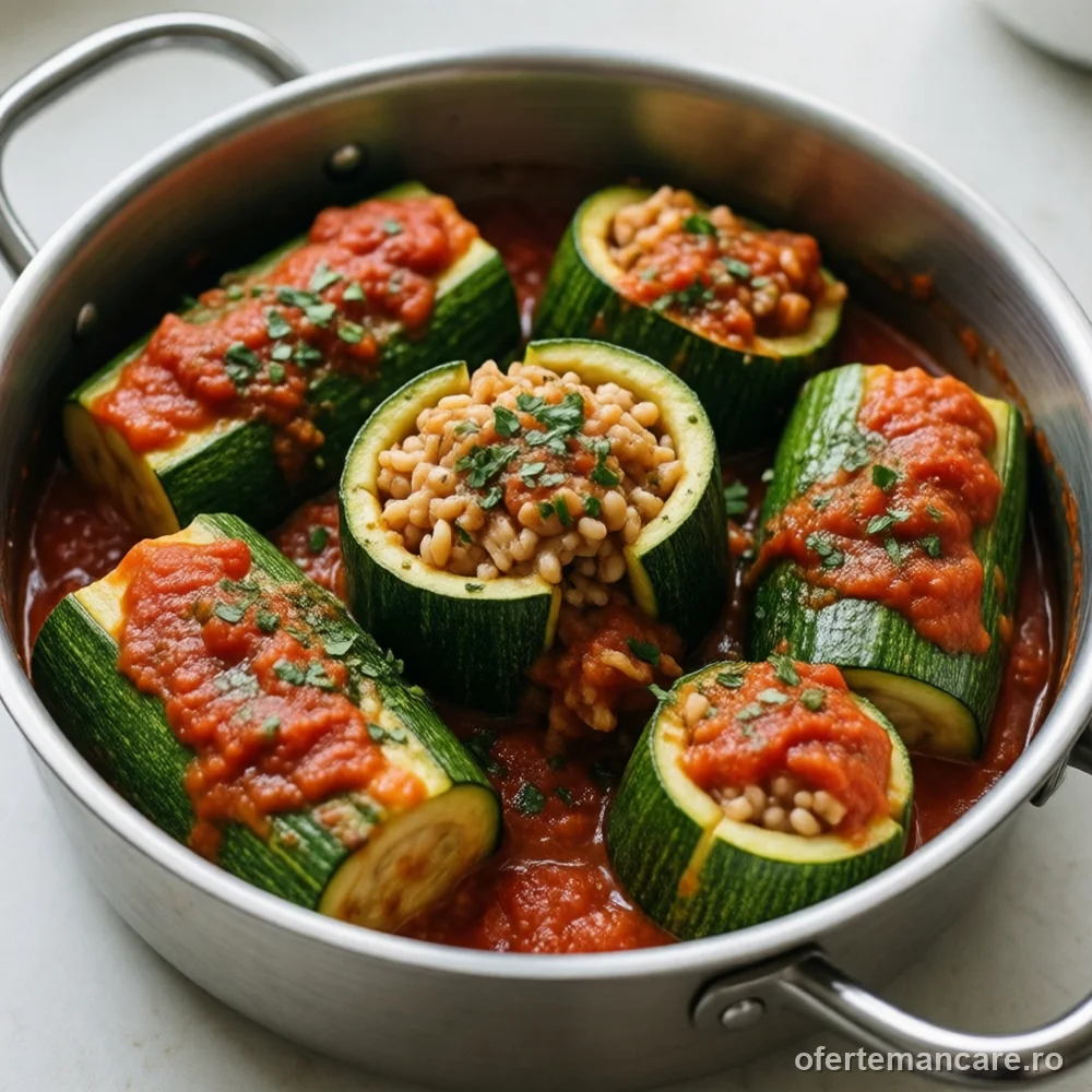 Dovlecei umpluți cu carne de vită, 2 kg — mâncare gătită, livrare în București