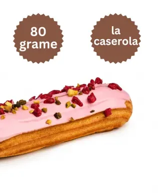 Ecler cu zmeură și fistic, 80 g — mâncare gătită, livrare în București
