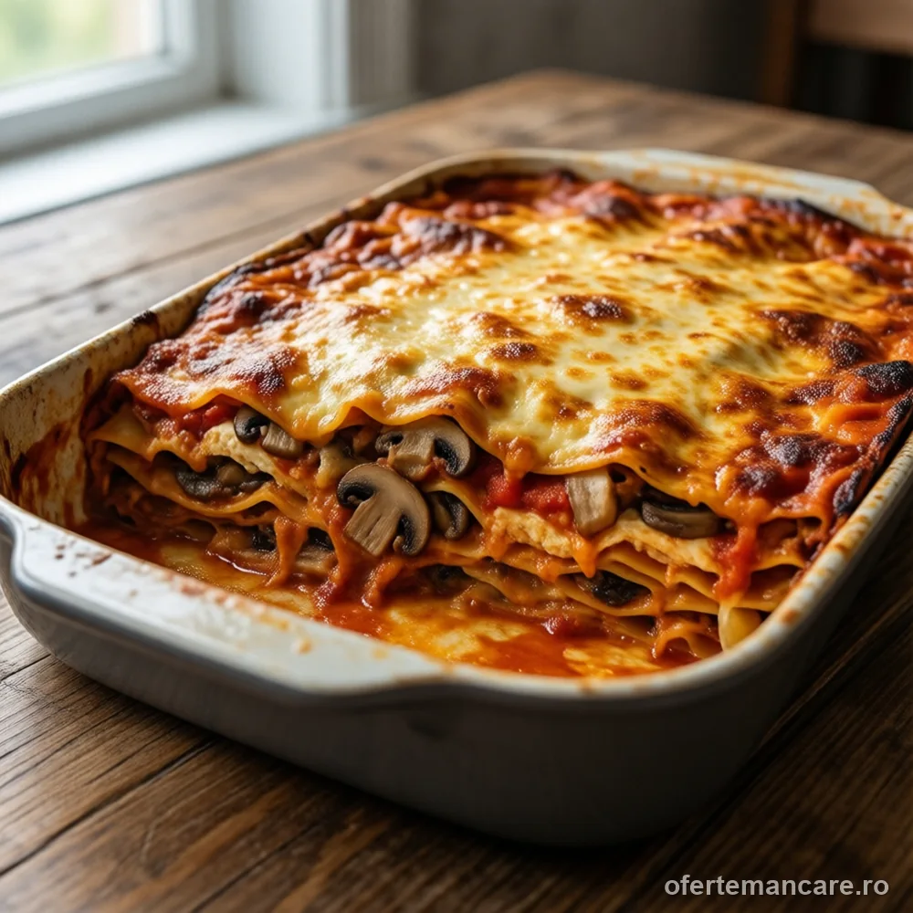 Lasagna de post, 6–8 porții — imagine de prezentare, mâncare gătită livrată în București