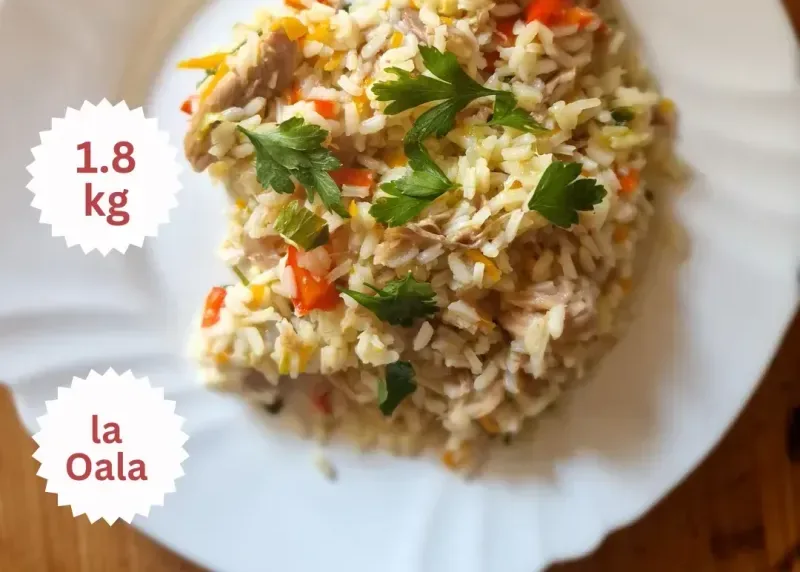 Pilaf cu carne de porc, 1,8 kg
