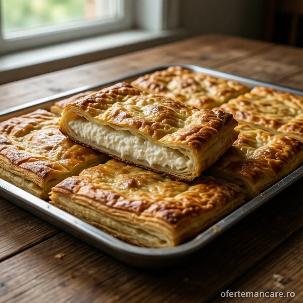 Plăcintă cu brânză dulce, 2 kg — mâncare gătită, livrare în București