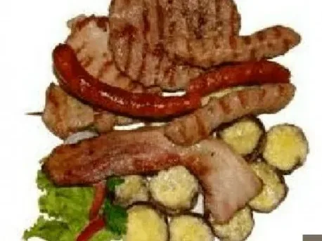 Platou friptură pentru 6 persoane, 2,4 kg — mâncare gătită, livrare în București