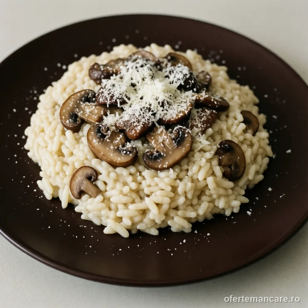 Risotto cu ciuperci, 0,9 kg — imagine de prezentare, mâncare gătită livrată în București
