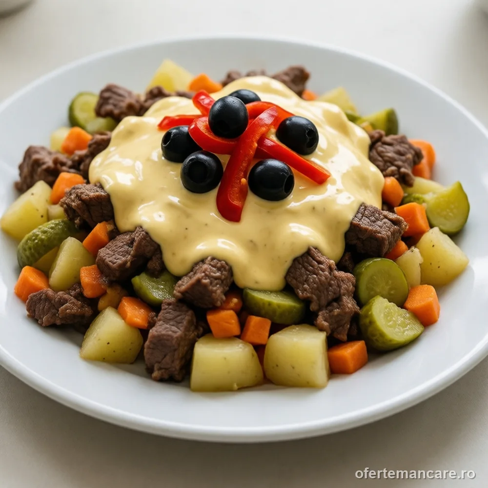 Salată de boeuf, 1 kg — mâncare gătită, livrare în București