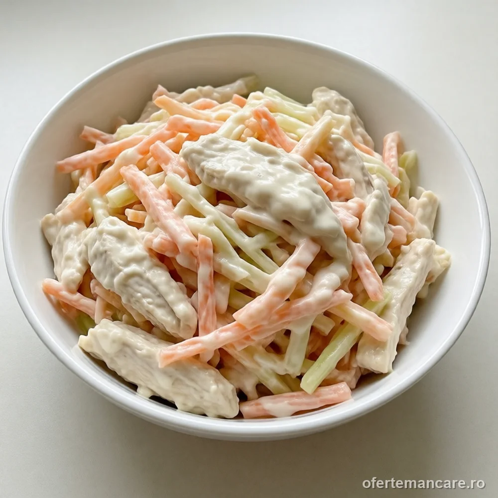 Salată de pui cu țelină și maioneză, 1 kg — mâncare gătită, livrare în București