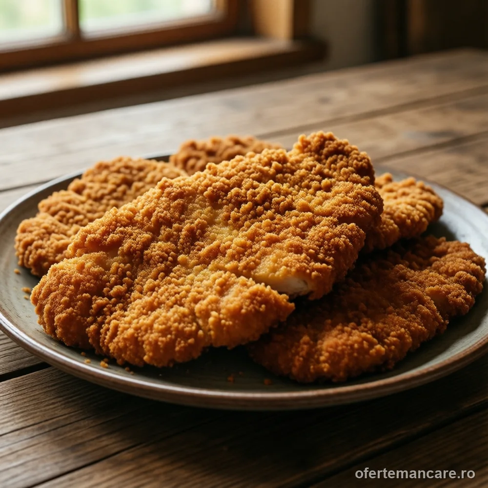 Șnițel de curcan, 1,2 kg — mâncare gătită, livrare în București