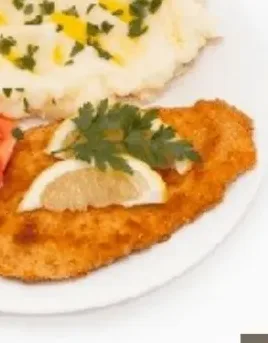 Șnițel de pui cu piure de cartofi, 350 g