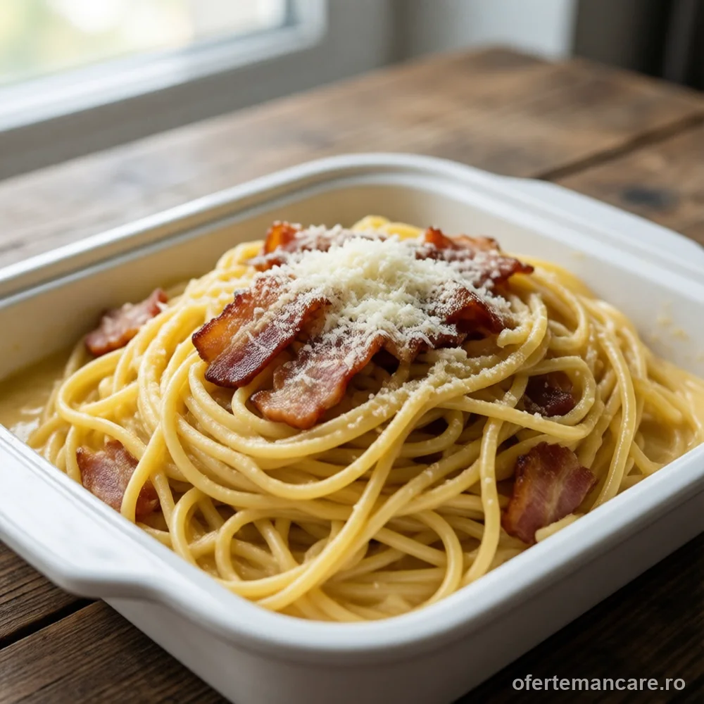 Spaghete Carbonara, 1 porție
