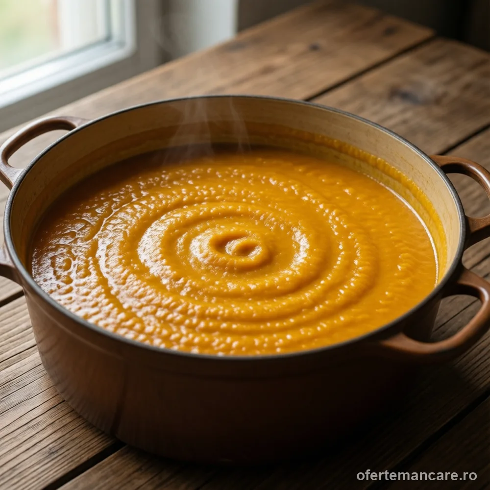 Supă cremă de dovleac, 1,8 kg — mâncare gătită, livrare în București
